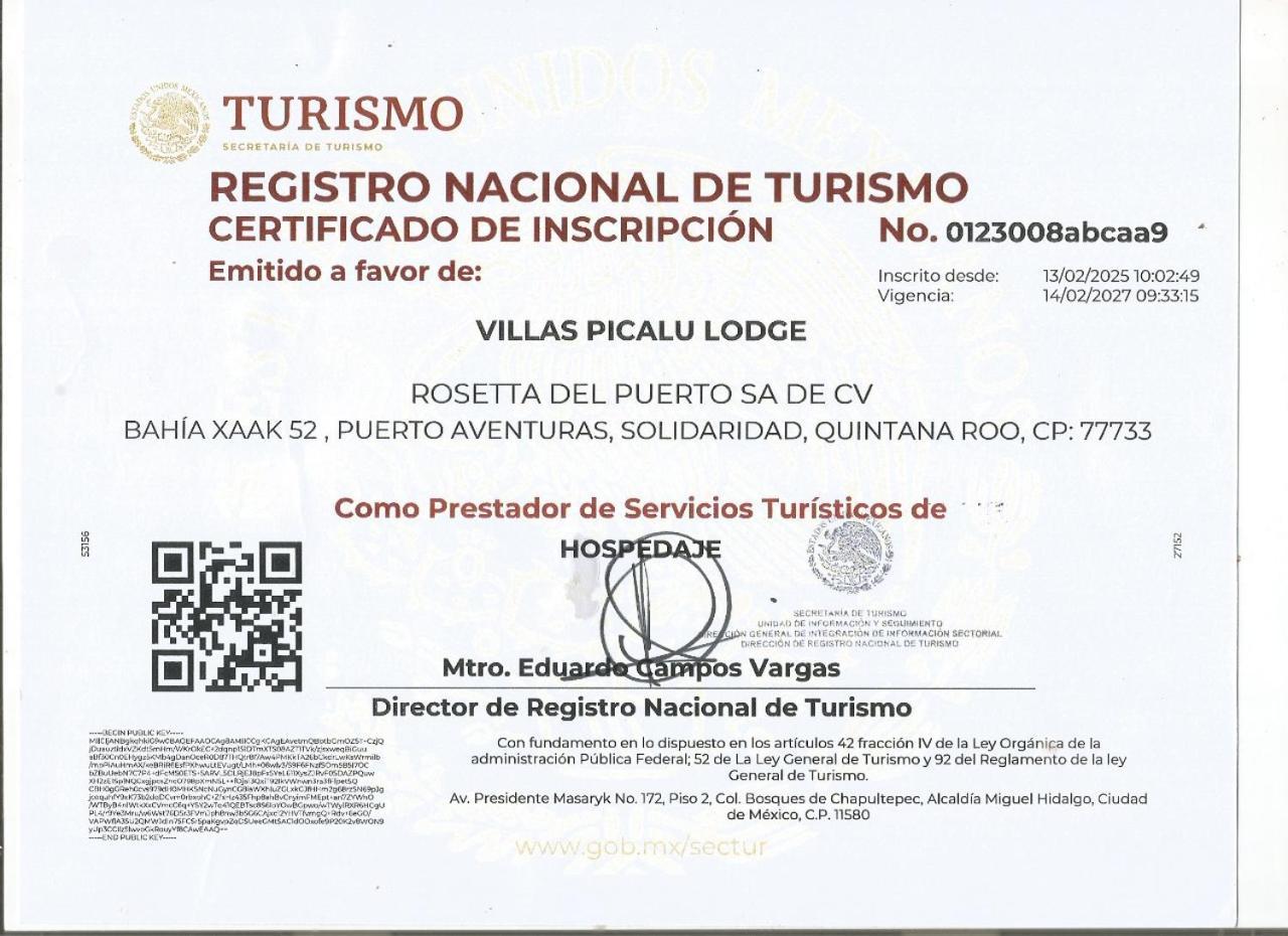Villas Picalu Lodge Puerto Aventuras Eksteriør billede